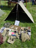 WWII tent and pack