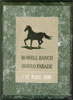 2008 Rowell Ranch Rodeo Parade award