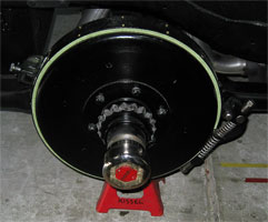 final brake assembly, right side
